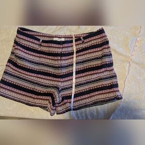 Striped, Boho, Indie Style- Women's Shorts